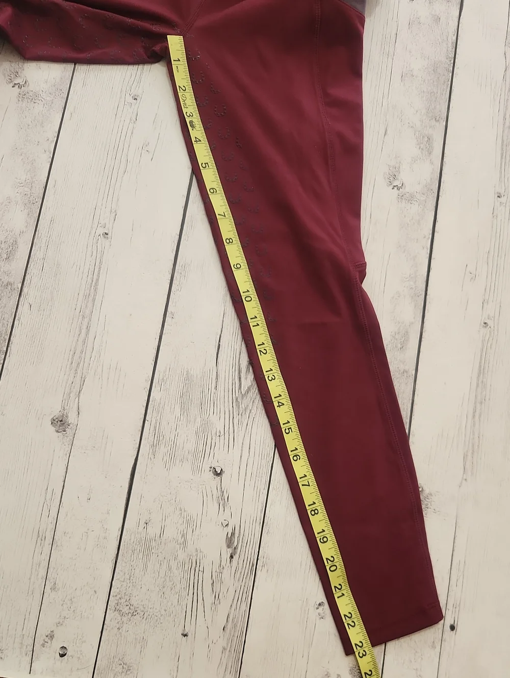 Fitst4 Kids Medium Riding Breeches Maroon & Gray Worn Maybe Once Like Brand New